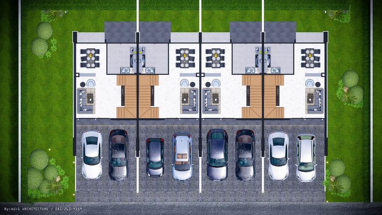 ภาพแบบบ้าน-ทาวน์โฮม 2 ชั้น