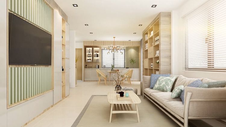 ภาพแบบบ้าน-TWIN HOME ผนังแยกอิสระ สไตล์บ้านเดี่ยว