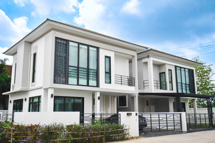 ภาพแบบบ้าน-บ้านแฝด