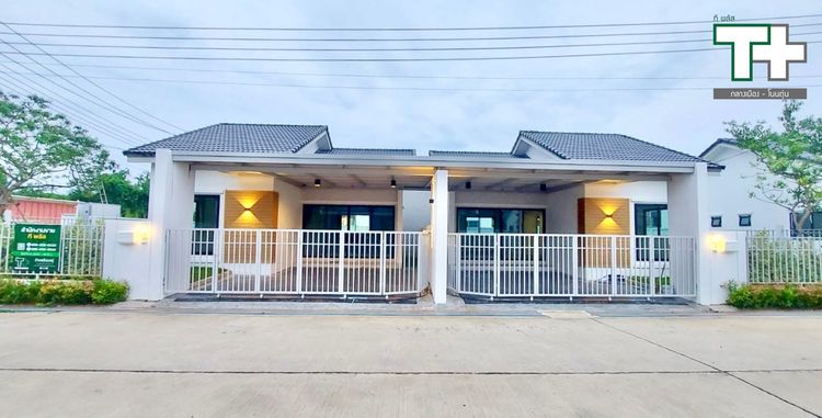 ภาพแบบบ้าน-บ้านแฝดชั้นเดียวสไตล์ 𝗠𝗶𝗻𝗶𝗺𝗮𝗹