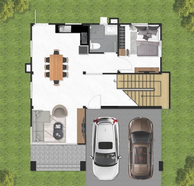 ภาพแบบบ้าน-บ้านเดี่ยว