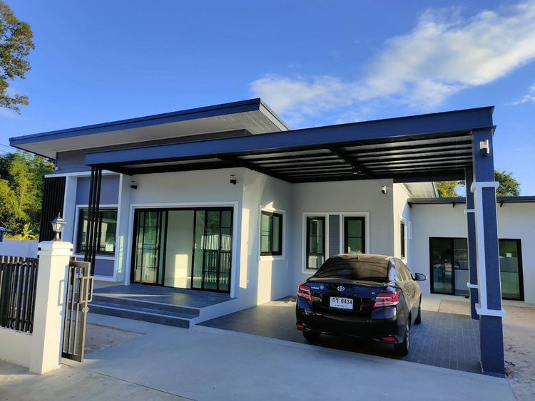 ภาพแบบบ้าน-บ้านเดี่ยวก่อนถึง ม.อุบลฯ บ้านสั่งสร้างคุณภาพบ้านโครงการ 1แปลงสุดท้าย