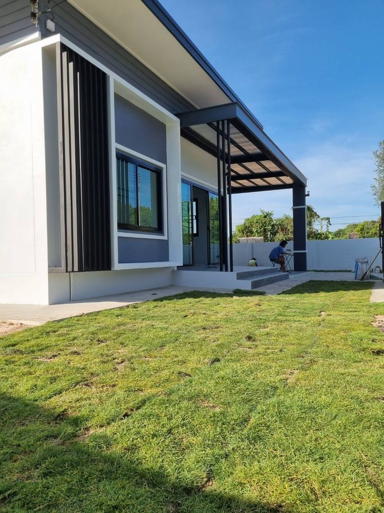 ภาพแบบบ้าน-บ้านเดี่ยวก่อนถึง ม.อุบลฯ บ้านสั่งสร้างคุณภาพบ้านโครงการ 1แปลงสุดท้าย