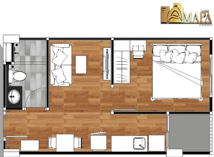 ภาพแบบบ้าน-1 Bedroom