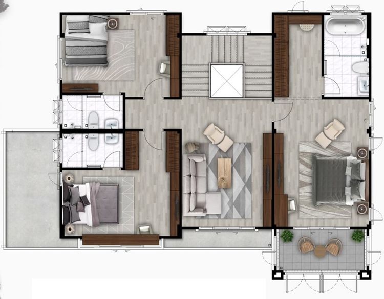 ภาพแบบบ้าน-ศุภกานต์ (T)