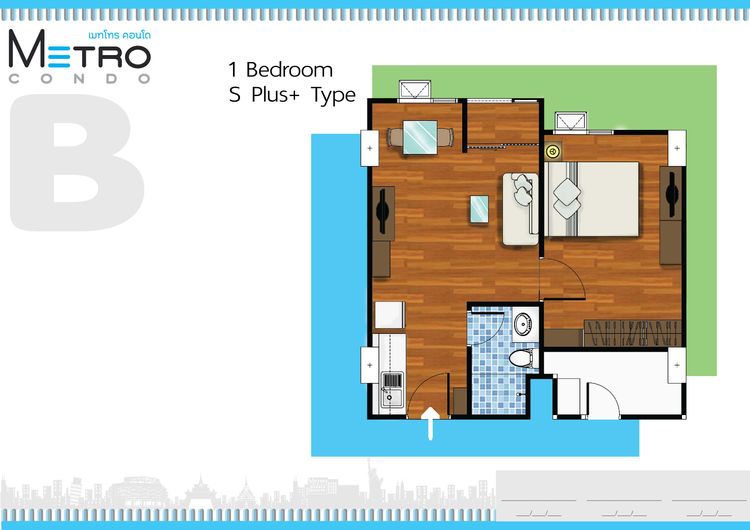 ภาพแบบบ้าน-studio plus