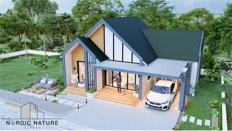 ภาพแบบบ้าน-นอร์ดิก เนเจอร์ แกลง แบบ 1