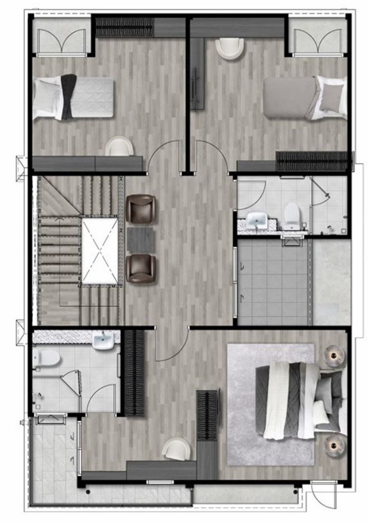 ภาพแบบบ้าน-ศุภศิริ