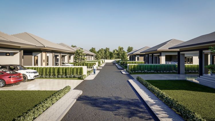 ภาพแบบบ้าน-บ้านเดี่ยวชั้นเดียว