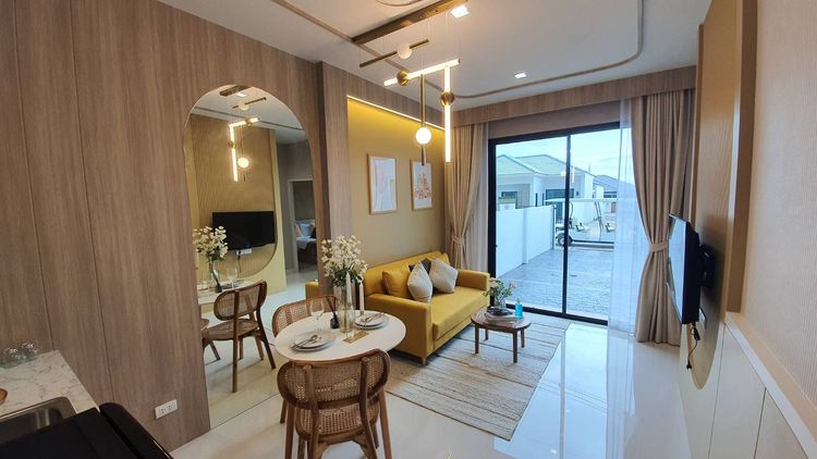 ภาพแบบบ้าน-ทาวน์โฮม 1 ชั้น