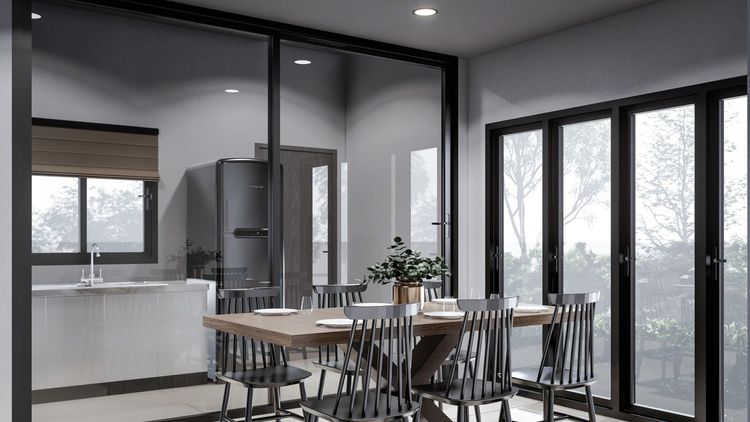 ภาพแบบบ้าน-บ้านเดี่ยวชั้นเดียว