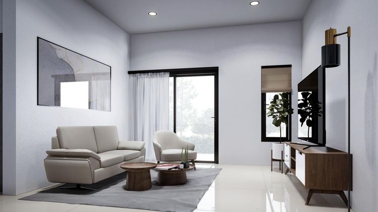 ภาพแบบบ้าน-บ้านเดี่ยวชั้นเดียว