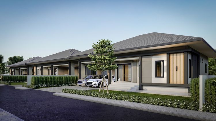 ภาพแบบบ้าน-บ้านเดี่ยวชั้นเดียว