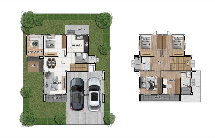 ภาพแบบบ้าน-บ้านดอปปิโอ