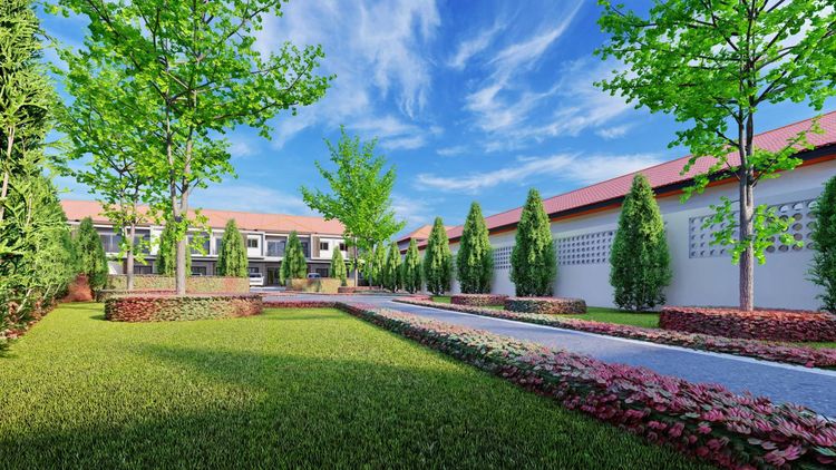 ภาพแบบบ้าน-หมู่บ้านบูรพา พานทอง