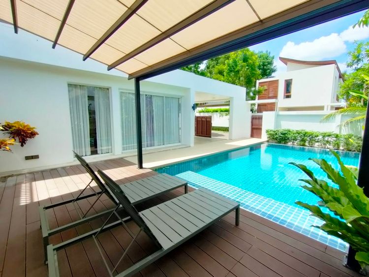 ภาพแบบบ้าน-Plot D1 (New Design 1-storey pool villa)