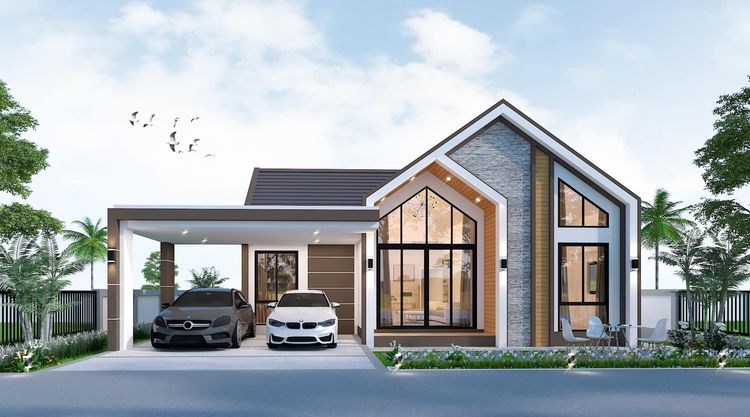 ภาพแบบบ้าน-บ้านเดี่ยว