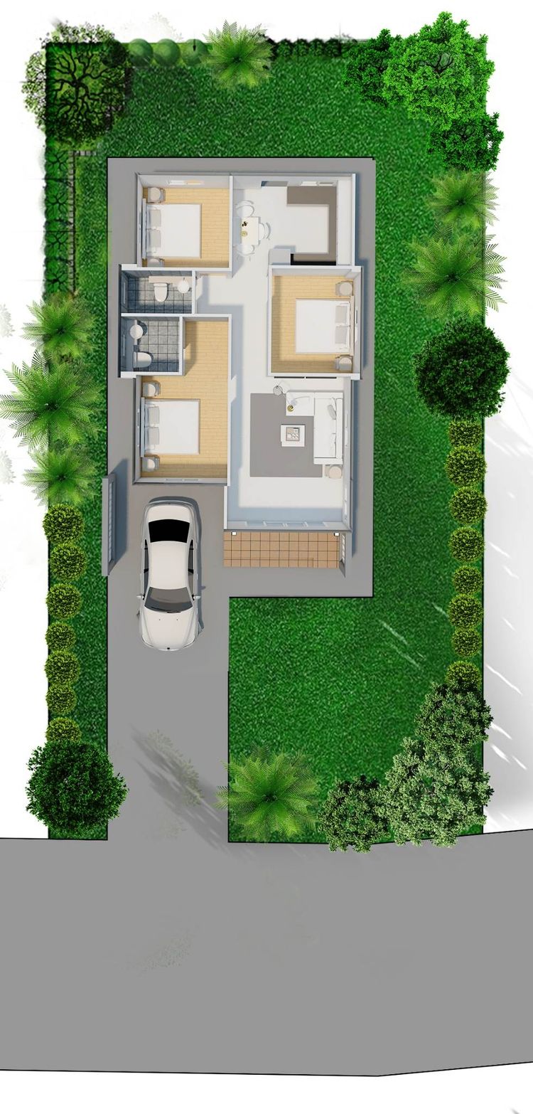 ภาพแบบบ้าน-รุ่งอรุณ การ์เด้นโฮม