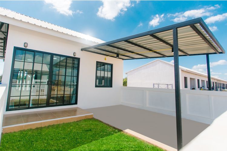 ภาพแบบบ้าน-ทาวน์โฮม ชั้นเดียว