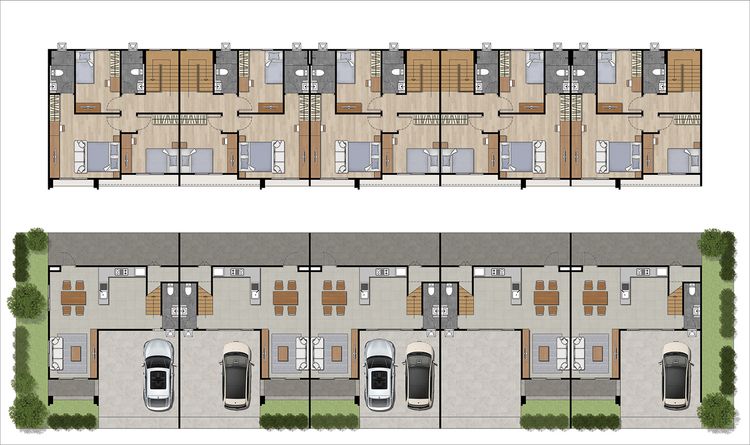 ภาพแบบบ้าน-SUPER TOWNHOME ซุปเปอร์ทาว์นโฮมหน้ากว้าง 8 เมตร ไซส์ XL