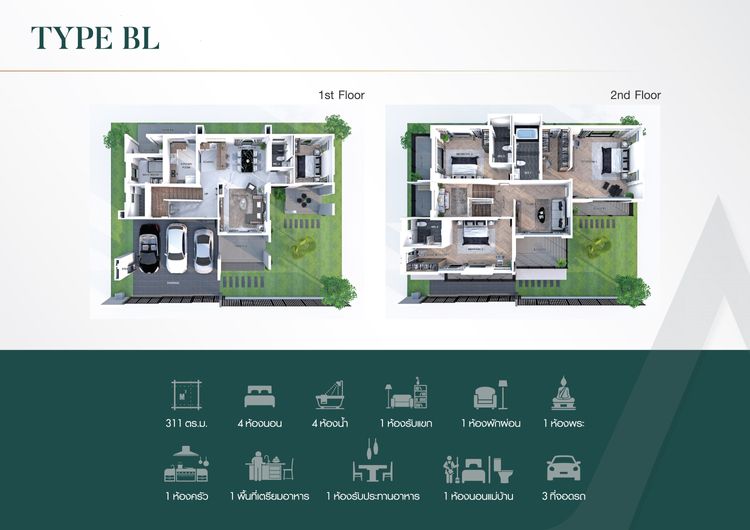 ภาพแบบบ้าน-แบบบ้าน TYPE BELLA