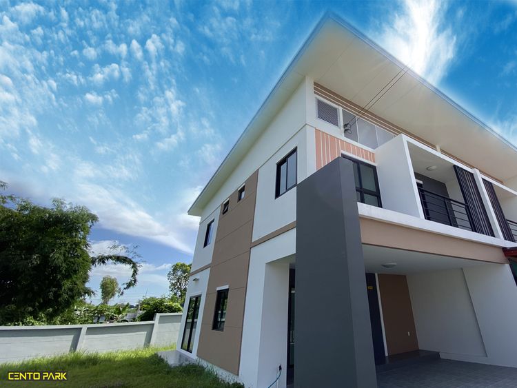 ภาพแบบบ้าน-ทาวน์โฮมสองชั้นหน้ากว้าง 6 เมตร (หลังหัวมุม)