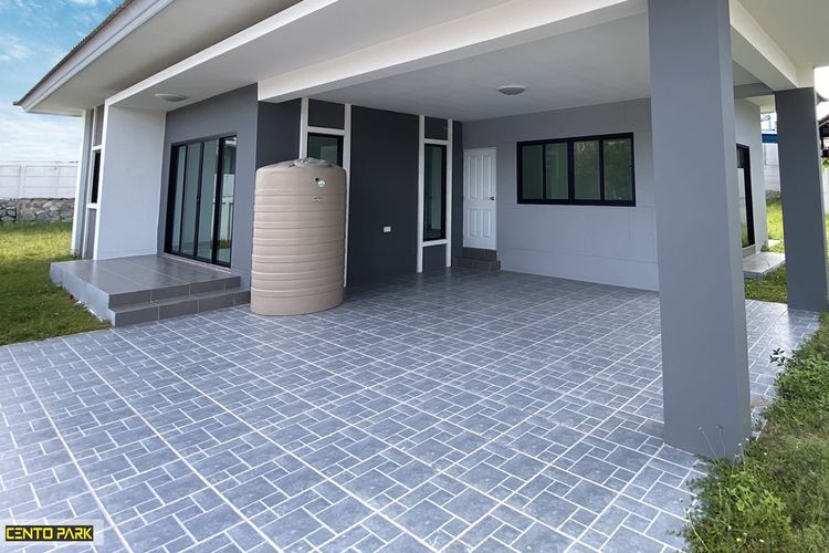 ภาพแบบบ้าน-บ้านเดี่ยวชั้นเดียว (หลังหัวมุม)