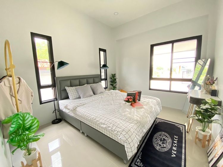 ภาพแบบบ้าน-บ้านเดี่ยวชั้นเดียว พร้อมดาดฟ้าชั้นลอย