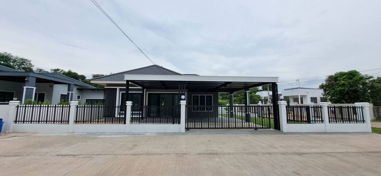 ภาพแบบบ้าน-บ้านเดี่ยวก่อนถึง ม.อุบลฯ บ้านสั่งสร้างคุณภาพบ้านโครงการ 1แปลงสุดท้าย