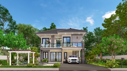 แบบบ้านสไตล์คอนเทมโพรารี่  คลาสสิก dOyAhd9R