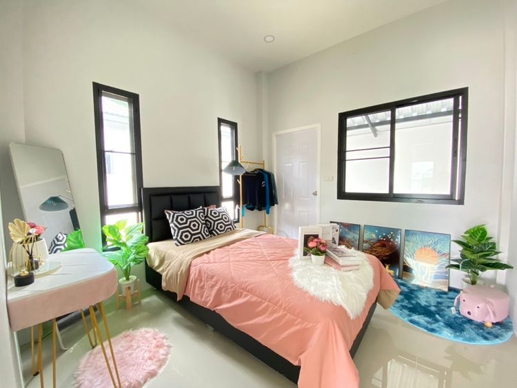 ภาพแบบบ้าน-บ้านเดี่ยวชั้นเดียว พร้อมดาดฟ้าชั้นลอย