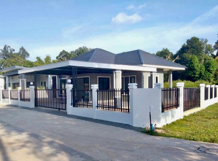 ภาพแบบบ้าน-บ้านเดี่ยวก่อนถึง ม.อุบลฯ บ้านสั่งสร้างคุณภาพบ้านโครงการ 1แปลงสุดท้าย