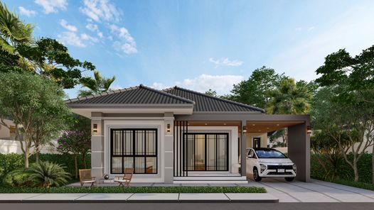 แบบบ้านสไตล์คอนเทมโพรารี่ ลักชูรี่ NChqOT2F