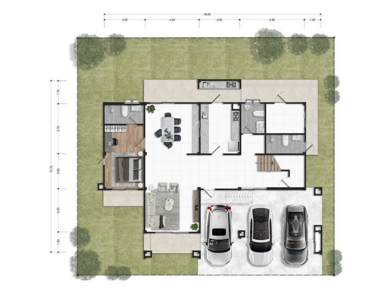 ภาพแบบบ้าน-แบบบ้านสไตล์อิงลิช Type A ACACIA