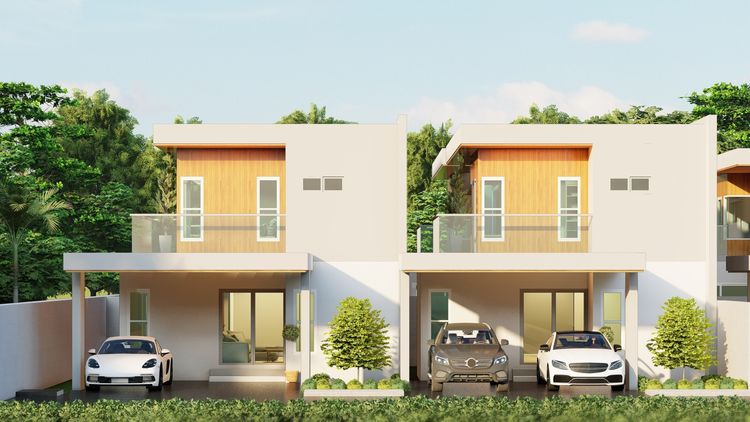 ภาพแบบบ้าน-บ้านแฝด อารมณ์บ้านเดี่ยว