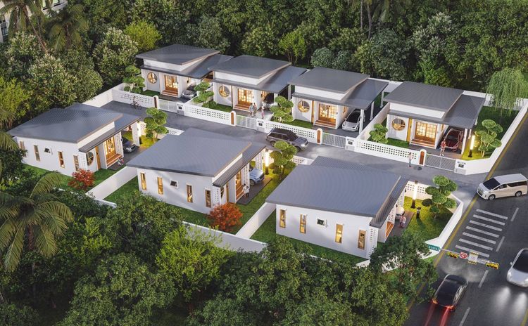 ภาพแบบบ้าน-บ้านมีสุข การ์เด้น วิลล์