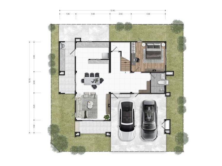 ภาพแบบบ้าน-แบบบ้านสไตล์อิงลิช Type B BLUEBELL