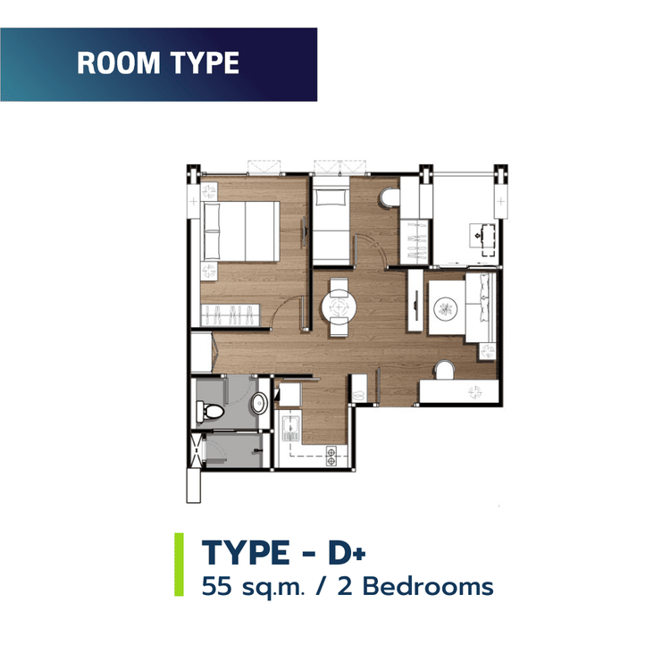 ภาพแบบบ้าน-𝗧𝘆𝗽𝗲 - 𝗗+