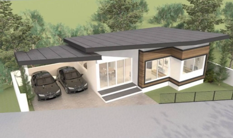 ภาพแบบบ้าน-บ้านวันเพ็ญเลควิว มะลิวัลย์-บ้านทุ่ม