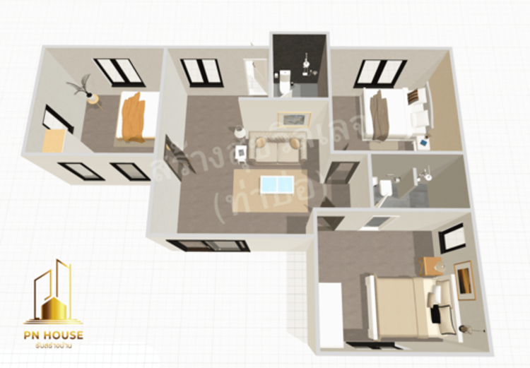 ภาพแบบบ้าน-type A