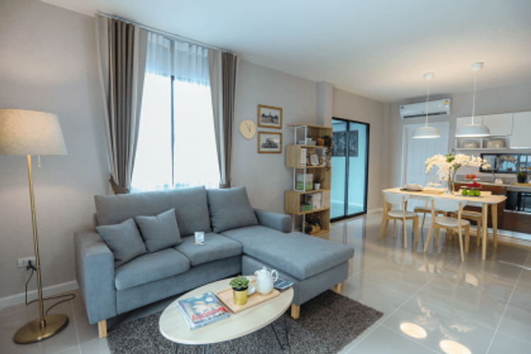 ภาพแบบบ้าน-ทาว์นโฮม ชั้นเดียว