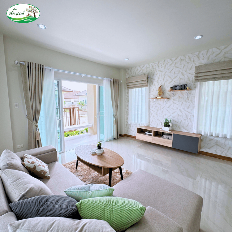 ภาพแบบบ้าน-บ้าน ปาริภา (บ้านพร้อมเฟอร์)