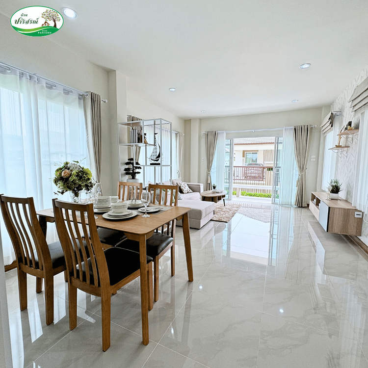 ภาพแบบบ้าน-บ้าน ปาริภา (บ้านพร้อมเฟอร์)