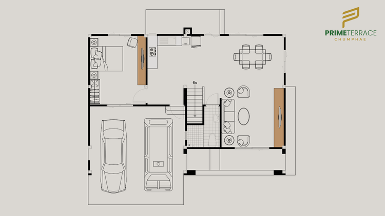 ภาพแบบบ้าน-ไพร์ม เทอร์เรซ 8 ชุมแพ