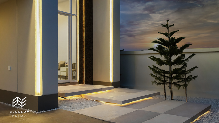 ภาพแบบบ้าน-บลอสซั่ม พรีม่า ลักชูรี่ วิลล่า