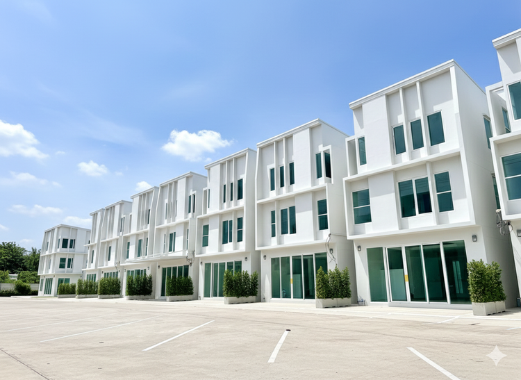 ภาพแบบบ้าน-บ้านเดี่ยว สไตล์โมเดิร์น (Modern Style) 3ชั้น