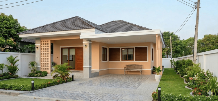 ภาพแบบบ้าน-ปั้นหยายกพื้นสูง