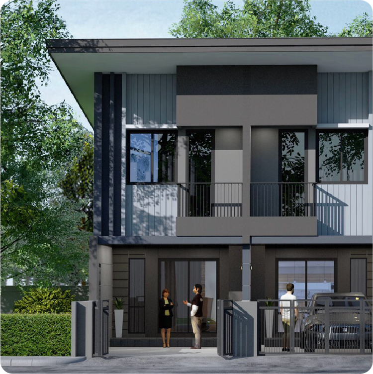 ภาพแบบบ้าน-Type B หน้ากว้าง 4 ม.