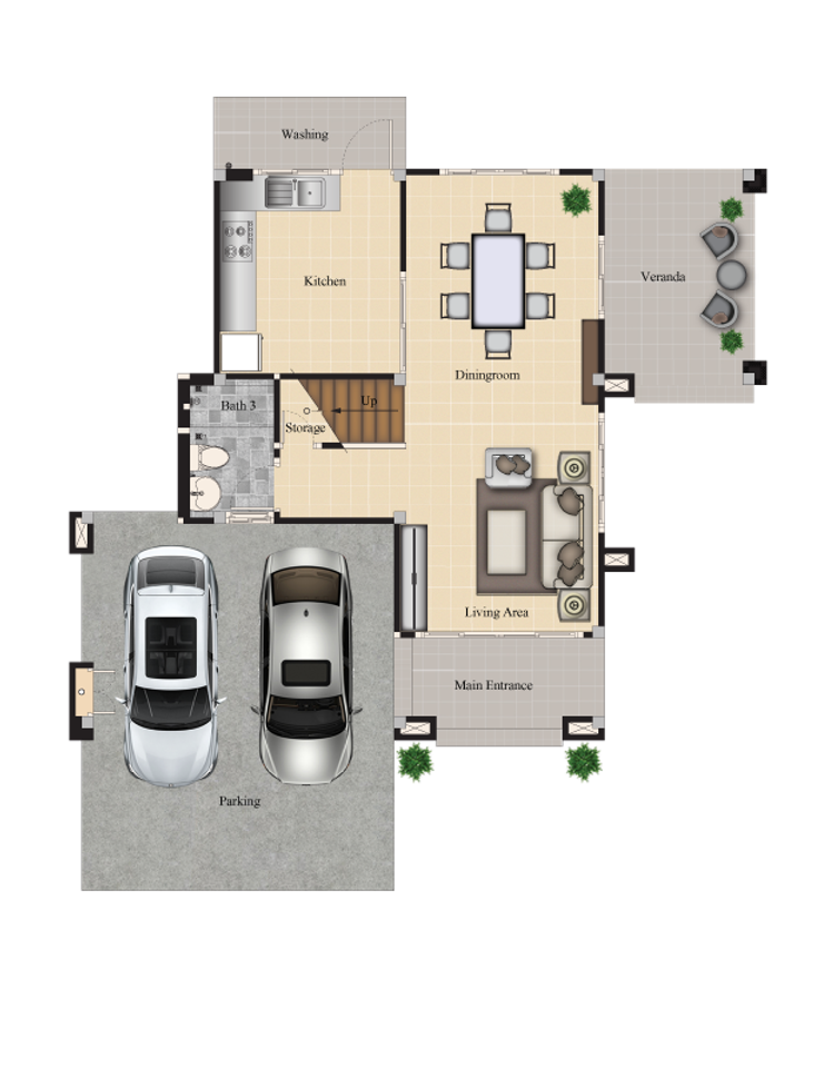 ภาพแบบบ้าน-Bari