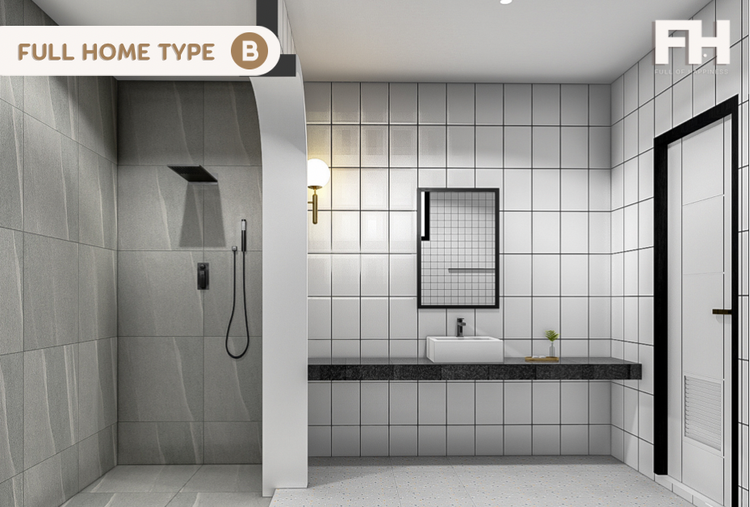 ภาพแบบบ้าน-แปลนบี Type B